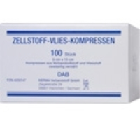 ZELLSTOFF VLIES Kompressen unsteril 8x10 cm 100 St von KERMA Verbandstoff GmbH