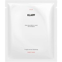 Klapp, Aloe Vera Multi Level Performance Triple Action Soothing Sheet Mask von KLAPP