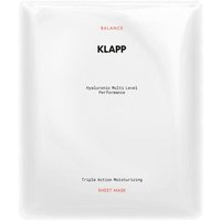 Klapp, Hyaluronic Multi Level Performance Triple Action Moisturizing Sheet Mask von KLAPP