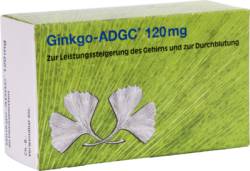 GINKGO ADGC 120 mg Filmtabletten 120 St von KSK-Pharma Vertriebs AG
