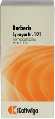 SYNERGON KOMPLEX 101 Berberis Tabletten 100 St von Kattwiga Arzneimittel GmbH