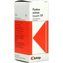 SYNERGON KOMPLEX 129 Plumbum aceticum Tropfen 50 ml von Kattwiga Arzneimittel GmbH