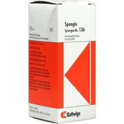 SYNERGON KOMPLEX 136 Spongia Tropfen 50 ml von Kattwiga Arzneimittel GmbH