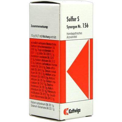 SYNERGON KOMPLEX 156 Sulfur S Tropfen 20 ml von Kattwiga Arzneimittel GmbH