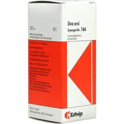 SYNERGON KOMPLEX 166 Uva ursi Tropfen 50 ml von Kattwiga Arzneimittel GmbH