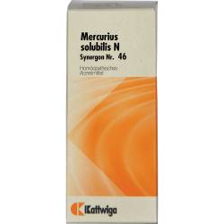 SYNERGON KOMPLEX 46 Mercurius solubilis N Tropfen 50 ml Tropfen von Kattwiga Arzneimittel GmbH