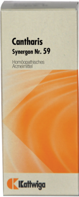 SYNERGON KOMPLEX 59 Cantharis N Tropfen 50 ml von Kattwiga Arzneimittel GmbH