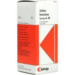 SYNERGON KOMPLEX 66 Acidum benzoicum Tropfen 50 ml von Kattwiga Arzneimittel GmbH