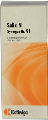 SYNERGON KOMPLEX 91 Salix N Tropfen 50 ml von Kattwiga Arzneimittel GmbH