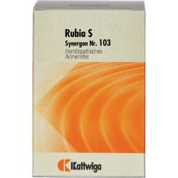 Synergon Kompl Rubia S Nr.103 200 St Tabletten von Kattwiga Arzneimittel GmbH