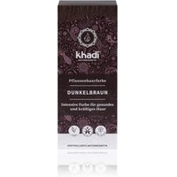 khadi Natural Cosmetics Pflanzenhaarfarbe Dunkelbraun 100 g von Khadi