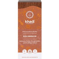 khadi Natural Cosmetics Pflanzenhaarfarbe Goldbraun 100 g von Khadi