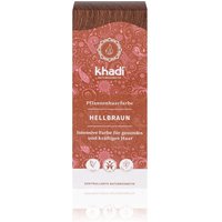 khadi Natural Cosmetics Pflanzenhaarfarbe Hellbraun 100 g von Khadi