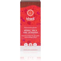 khadi Natural Cosmetics Pflanzenhaarfarbe Henna, Amla & Jatropha 100 g von Khadi