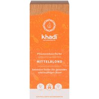 khadi Natural Cosmetics Pflanzenhaarfarbe Mittelblond 100 g von Khadi