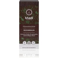 khadi Natural Cosmetics Pflanzenhaarfarbe Nussbraun 100 g von Khadi