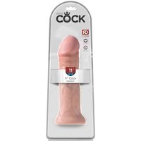 Dildo '11“ mit Saugfuß von King Cock