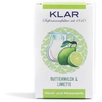 Klar-Seifen - Buttermilch & Limettenseife (palmölfrei) von Klar Seifen