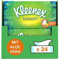 Kleenex Balsam Taschentücher Kosmetiktücher Aloe Vera & Calendula von Kleenex