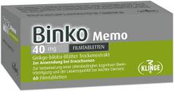 Binko Memo 40 mg 60 Filmtabletten von Klinge Pharma GmbH