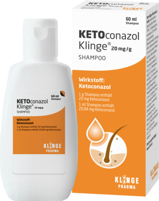 KETOCONAZOL Klinge 20 mg/g Shampoo 60 ml von Klinge Pharma GmbH