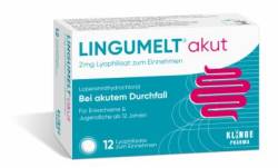 LINGUMELT akut 2 mg Lyophilisat zum Einnehmen 12 St von Klinge Pharma GmbH