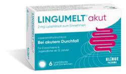 LINGUMELT akut 2 mg Lyophilisat zum Einnehmen 6 St von Klinge Pharma GmbH