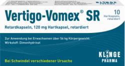 VERTIGO-VOMEX SR Retardkapseln 10 St von Klinge Pharma GmbH