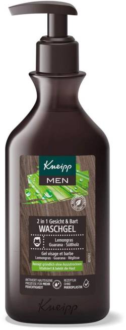 Kneipp 2 in 1 Gesicht & Bart Waschgel 250 ml von Kneipp GmbH