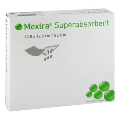 "MEXTRA Superabsorbent Verband 12,5x12,5 cm 10 Stück" von "Kohlpharma GmbH"