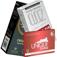 Kondomotheke® Latexfreie Kondome - 3-Sorten-Pack C von Kondomotheke