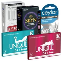 Kondomotheke® Latexfreie Kondome - 5-Sorten-Pack A von Kondomotheke