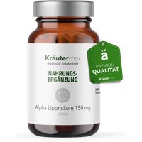 Kräutermax Alpha Liponsäure 150 mg Kapseln von Kräutermax – Naturheilmittel seit 1890