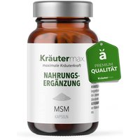 Kräutermax MSM (Methylsulfonylmethan) 740 mg Kapseln von Kräutermax – Naturheilmittel seit 1890