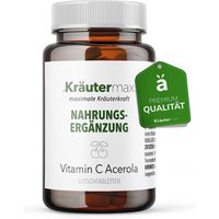 Kräutermax Vitamin C Acerola 593 mg Lutschtabletten - Kautabletten von Kräutermax – Naturheilmittel seit 1890