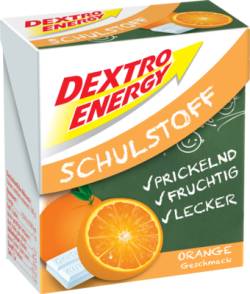 DEXTRO ENERGY Schulstoff Orange Täfelchen 50 g von Kyberg Pharma Vertriebs GmbH