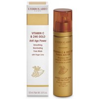 L'Erbolario Vitamin C & 24K Gold Anti-Aging Gesichtsmaske von L'Erbolario