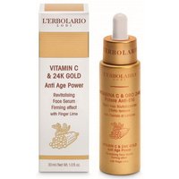 L'Erbolario Vitamin C & 24K Gold Anti-Aging Gesichtsserum von L'Erbolario