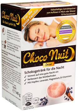 Choco Nuit Gute-Nacht-Schokogetränk Pulver 10 St Pulver von LEVICA GmbH