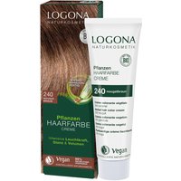 Logona Naturkosmetik Pflanzen-Haarfarbe Creme 240 Nougatbraun von LOGONA