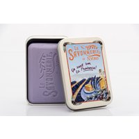 La Savonnerie de Nyons - Metallbox mit Seife 'Lavendelfeld' von La Savonnerie de Nyons