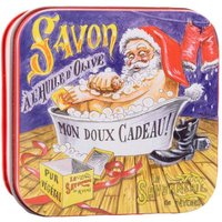 La Savonnerie de Nyons - Metallbox mit Seife - Weihnachtsmannbad von La Savonnerie de Nyons