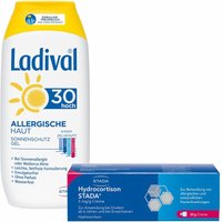 Ladival® allergische Haut Gel LSF 30 & Hydrocortison Stada 5 mg/g Creme von Ladival