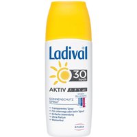 Ladival Aktiv Sonnenschutz Spray fÃ¼r unterwegs und beim Sport LS von Ladival