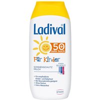 Ladival Kinder Sonnenmilch ohne Octocrylen LSF50+ von Ladival