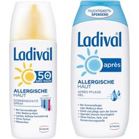 Ladival Sonnenschutzspray LSF 50 und Apres Gel von Ladival