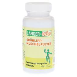 "GRÜNLIPPMUSCHEL PULVER 1050 mg/Tg Kapseln 90 Stück" von "Langer vital GmbH"
