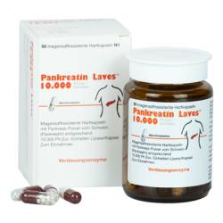 PANKREATIN Laves 10.000 Ph.Eur.-Einh.msr.Hartkaps. 50 St von Laves-Arzneimittel GmbH