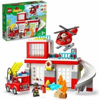 Lego Duplo Feuerwehrwache + Hubschrauber von Lego