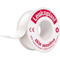 Leukoplast® skin sensitive 1,25 cm x 2,6 m mit Schutzring von Leukoplast